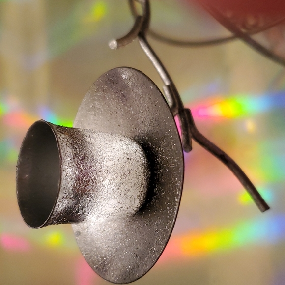 12 inches tall metal snowman candle holder - Picture 4 of 6